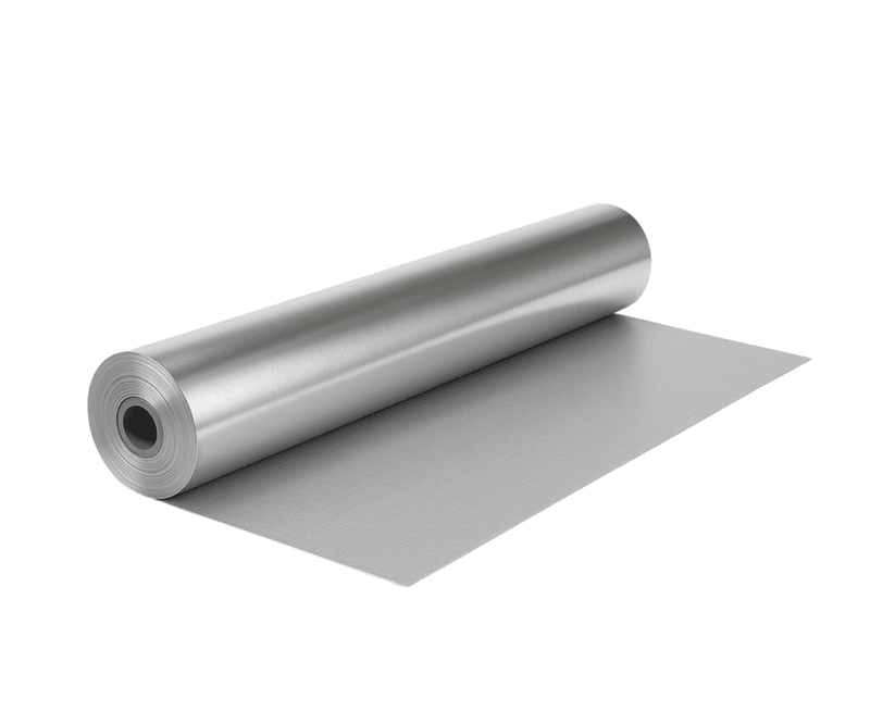 Aluminiumlaminaatfolie - 125cm x 100m x 100my